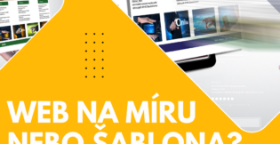 Web na míru nebo hotová šablona? Co je pro vás lepší.